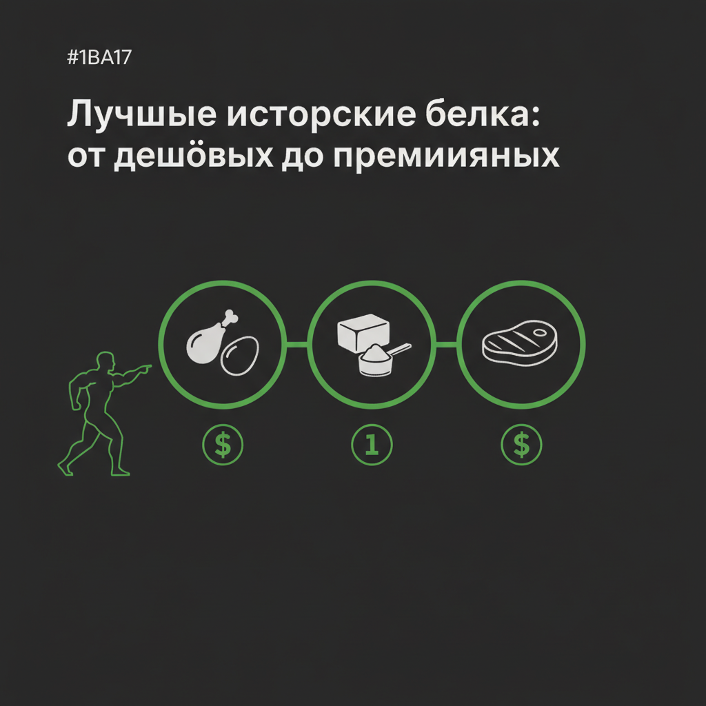 Лучшие источники белка: от дешёвых до премиальных