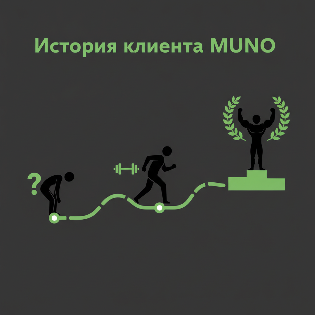 История клиента MUNO