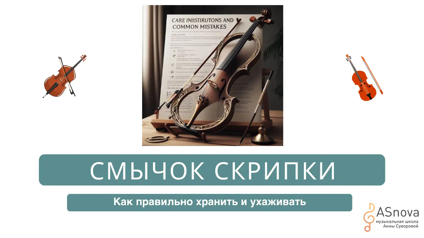 "Идеальный уход за смычком скрипки: Советы эксперта по правильному хранению и обслуживанию"