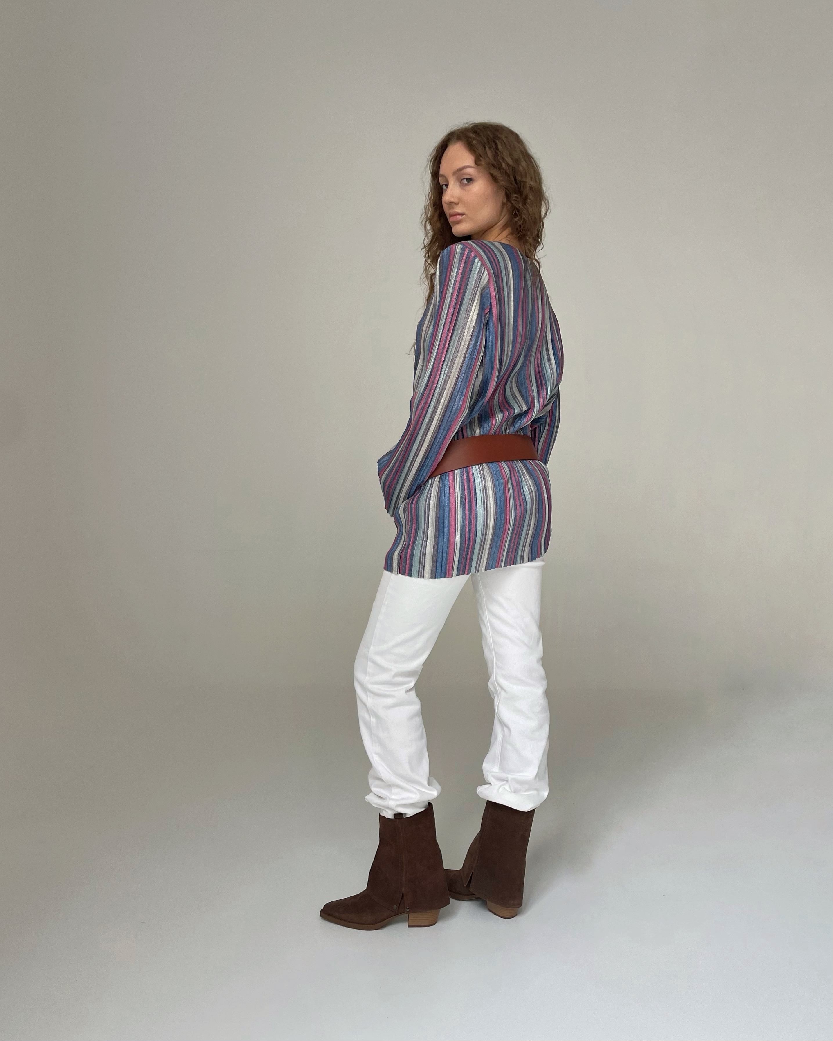 Платье туника гофре - фото 2