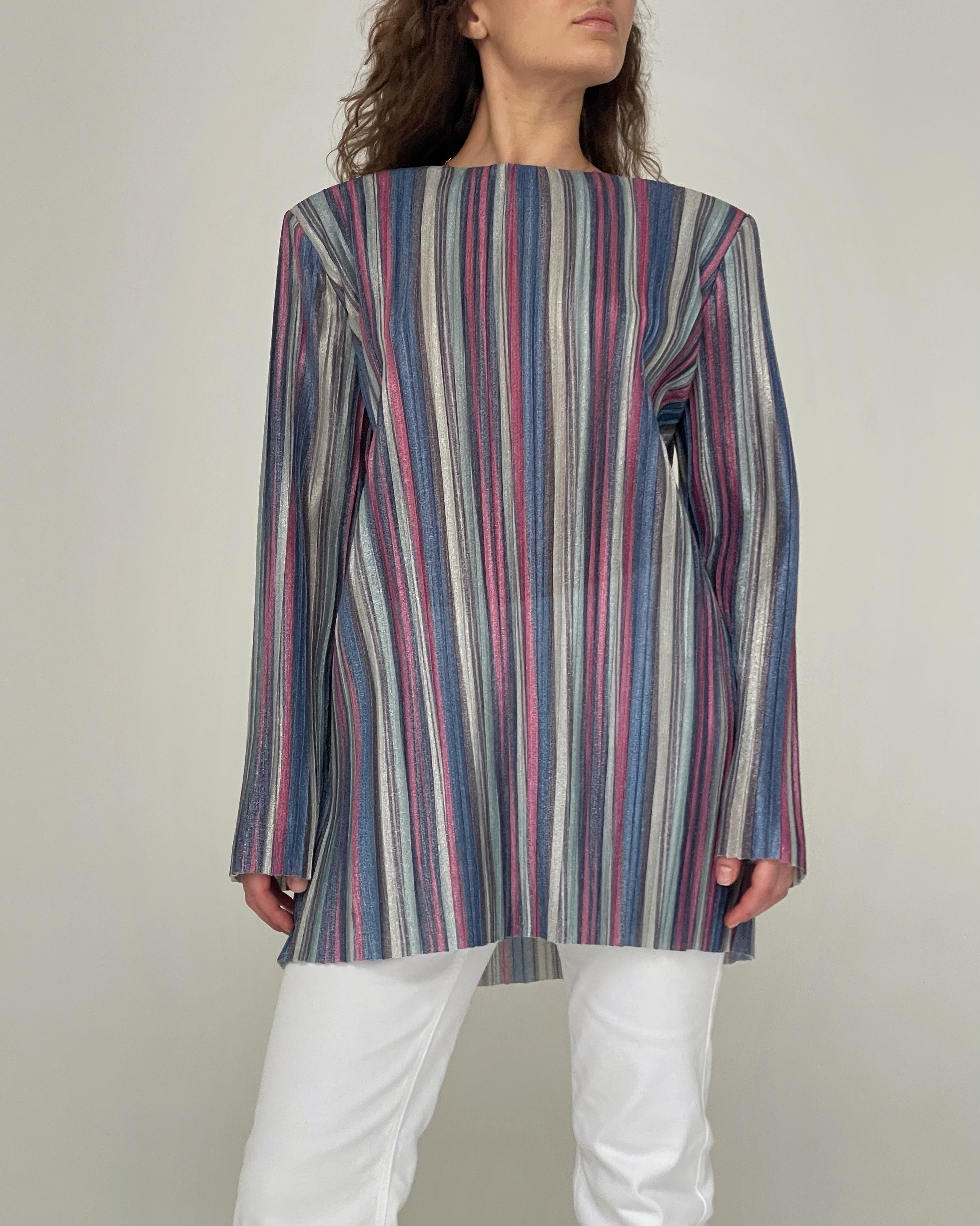 Платье туника гофре - фото 3