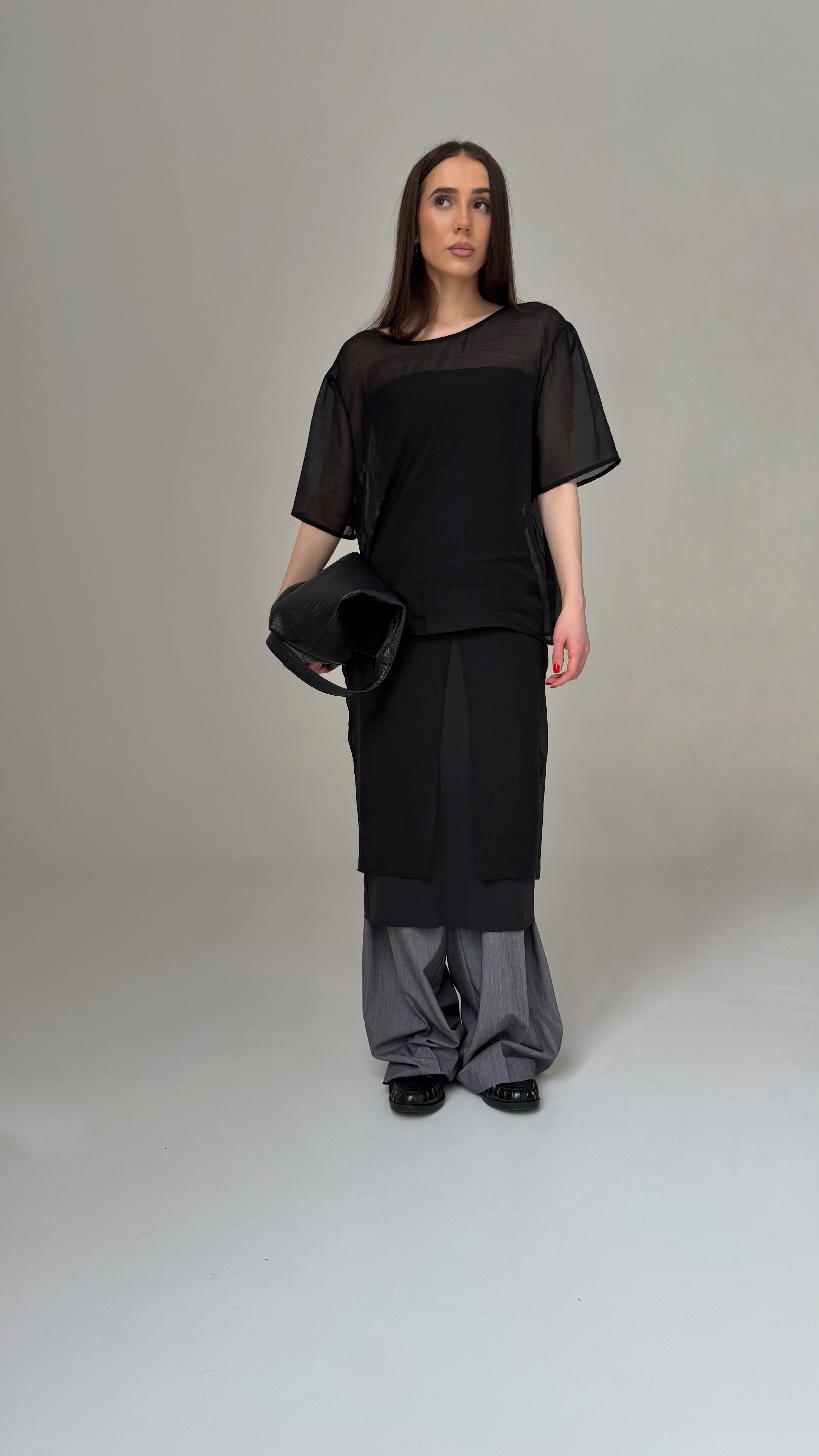 Юбка с бумажным шифоном - фото 4