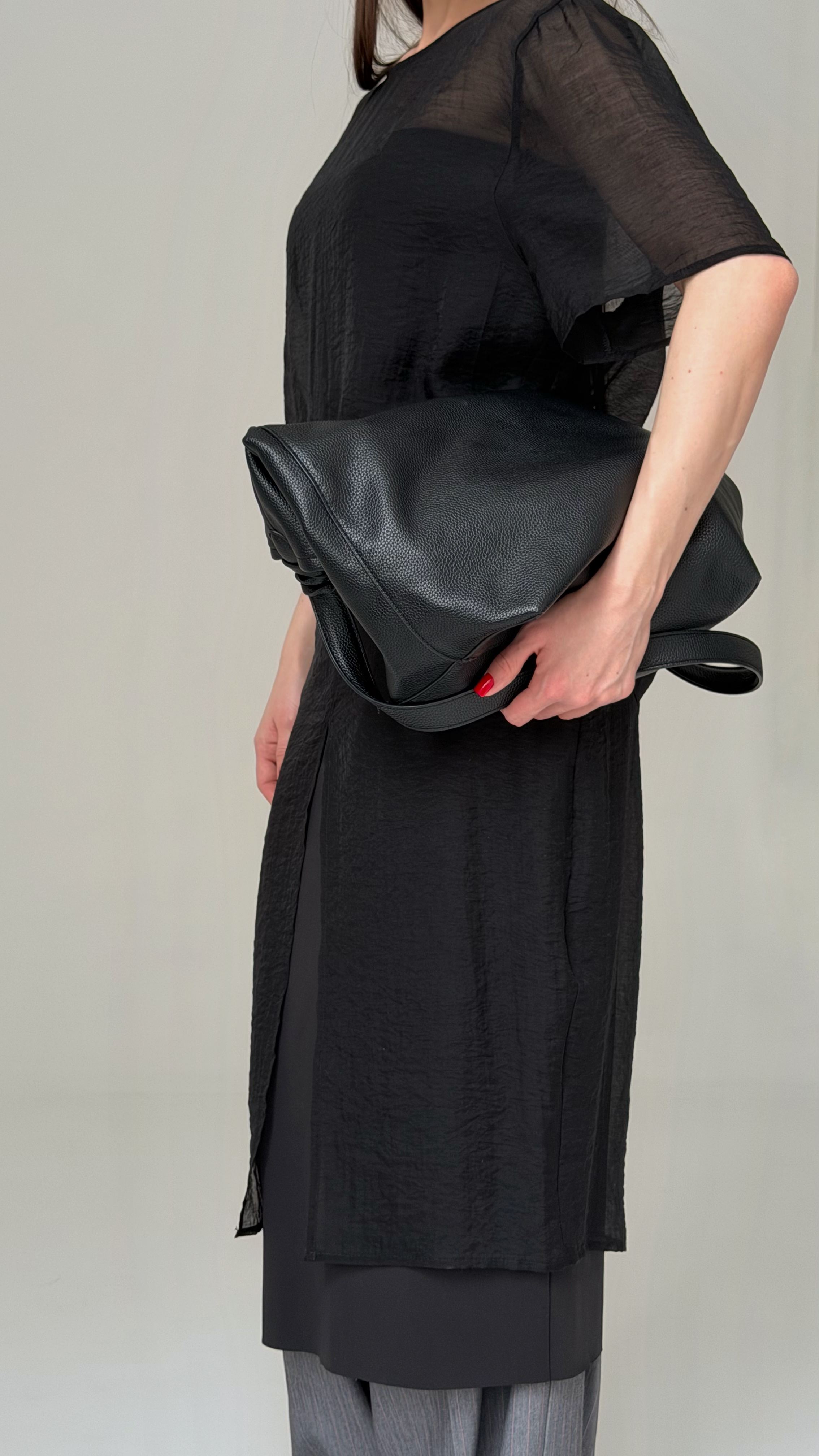 Юбка с бумажным шифоном - фото 5