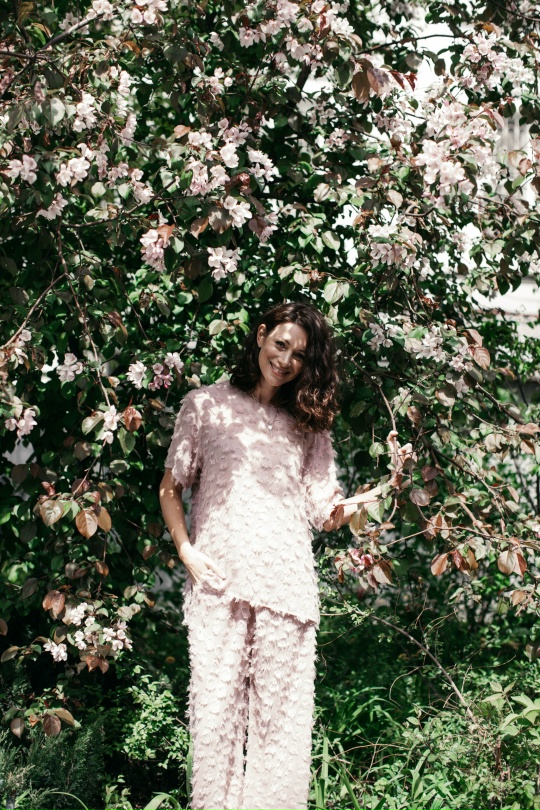 Брюки из шифона с бахромой - фото 2