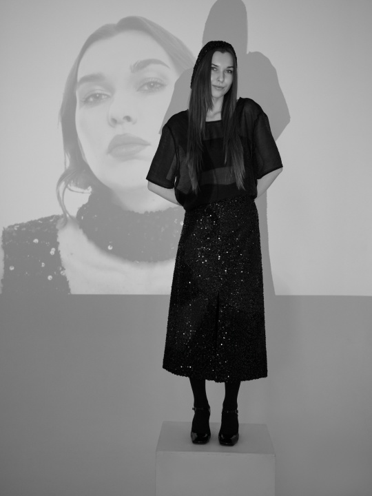 Юбка пайетки - фото 4