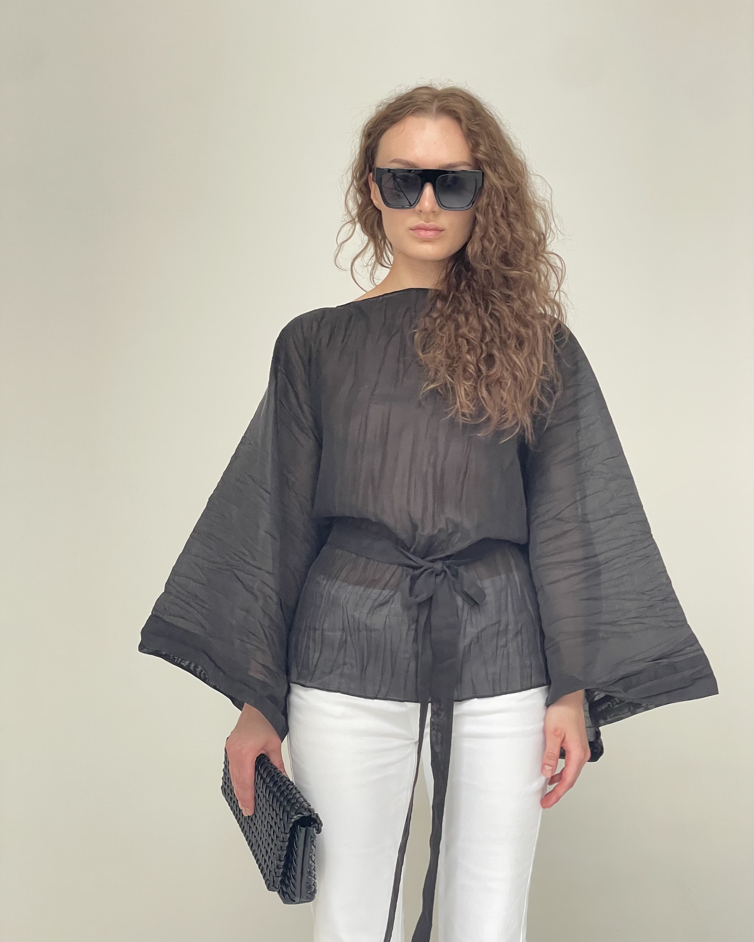 Блуза кимоно лиоцелл - фото 2