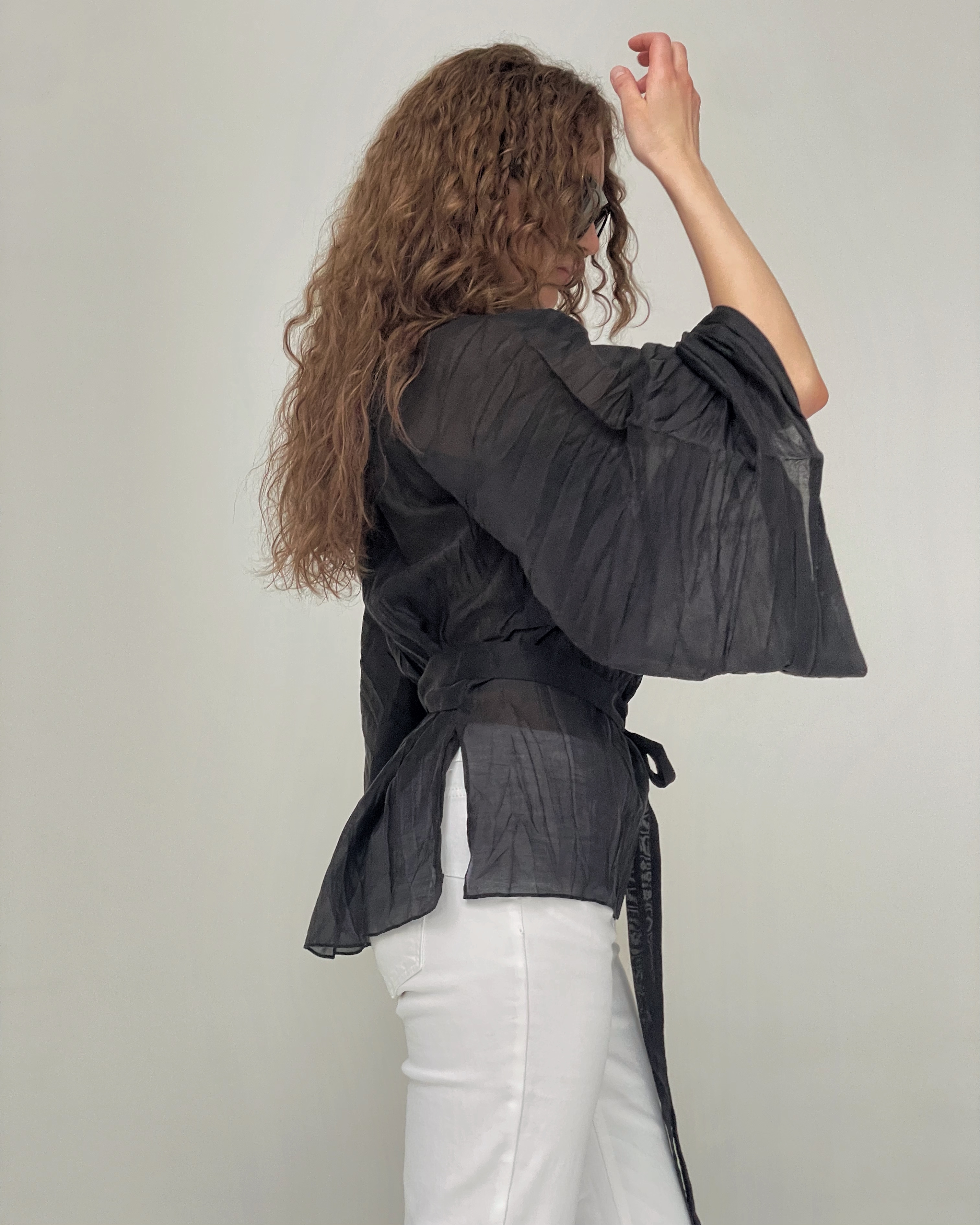 Блуза кимоно лиоцелл - фото 3