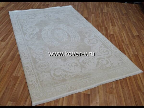 Купить ковер Tabbo 1301-cream из акрила и вискозы производства турецкой фабрики EMPERA HALI