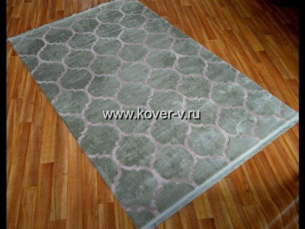 Купить на пол ковер Tabbo 790-grey-lila из акрила и вискозы производства турецкой фабрики EMPERA HALI