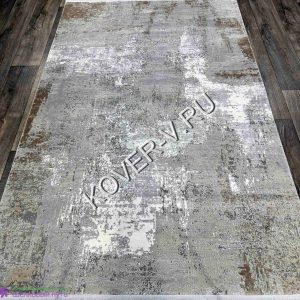 Купить турецкий ковер VALENCIA_6395C из хлопка и тенселя с абстрактным рисунком со склада с доставкой по городам РФ