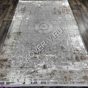 Купить турецкий ковер VALENCIA 6794B GREY_BEIGE из хлопка и тенселя с абстрактным рисунком со склада с доставкой по городам РФ