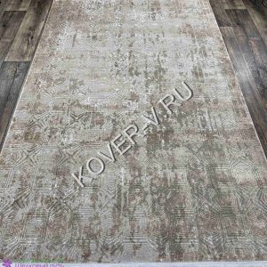 Купить турецкий ковер VALENCIA 8508A CREAM-BEIGE из хлопка и тенселя с абстрактным рисунком со склада с доставкой по городам РФ