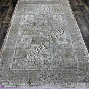 Купить турецкий ковер VALENCIA 8522A BEIGE-GREY из хлопка и тенселя с абстрактным рисунком со склада с доставкой по городам РФ