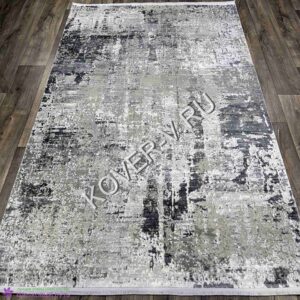 Купить турецкий ковер VALENCIA 8526A CREAM-CREAM из хлопка и тенселя с абстрактным рисунком со склада с доставкой по городам РФ