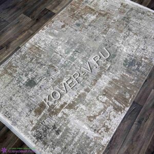 Купить прямоугольный турецкий ковер VALENCIA 8526A CREAM-BEIGE из хлопка и тенселя с абстрактным рисунком со склада с доставкой по городам РФ