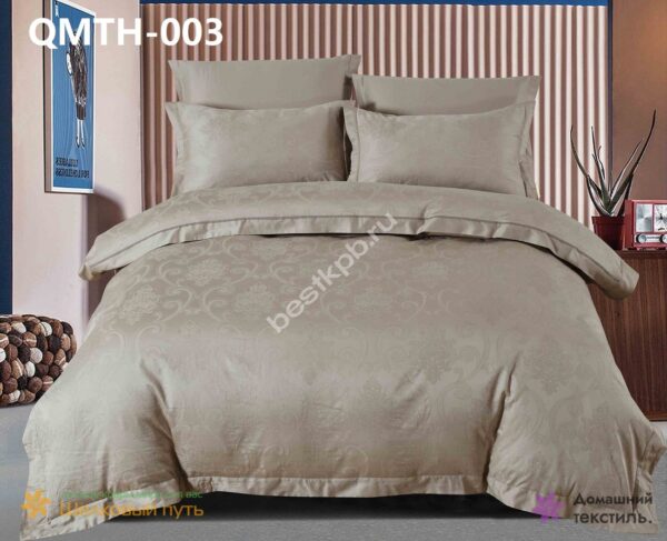 Купить комплект постельного белья мако-сатин жаккард qmth-003 производства Китай
