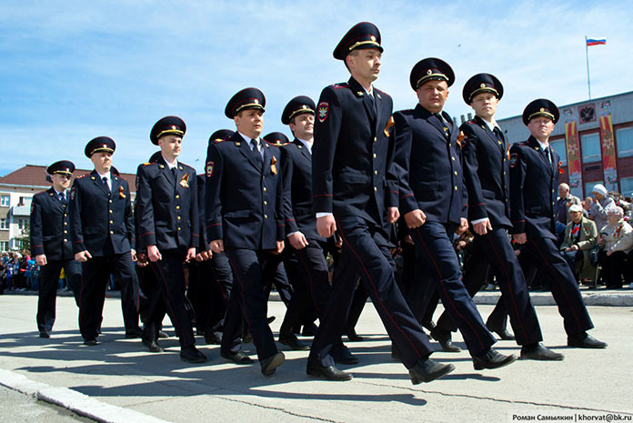 Праздничный парад, День Победы в Белово, 9 мая 2019 г