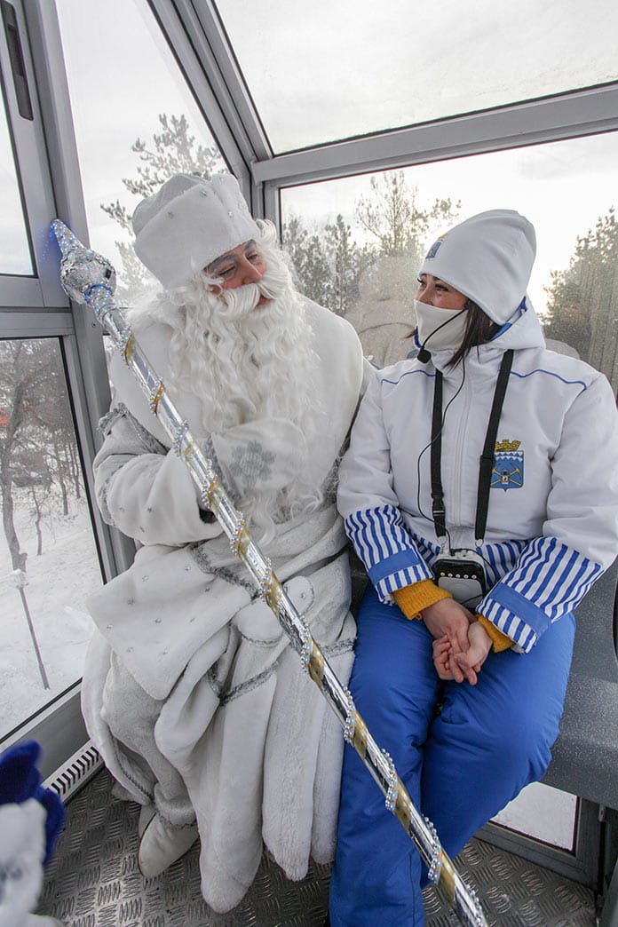 Финал конкурса «Лучший Дед Мороз Кузбасса 2020» в Белово, 19 декабря 2020 г