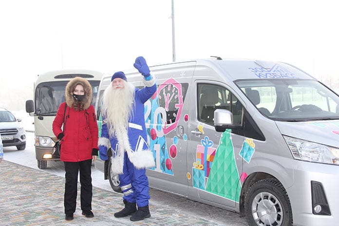 Белово посетил главный кузбасский Дед Мороз, 1 декабря 2020 г