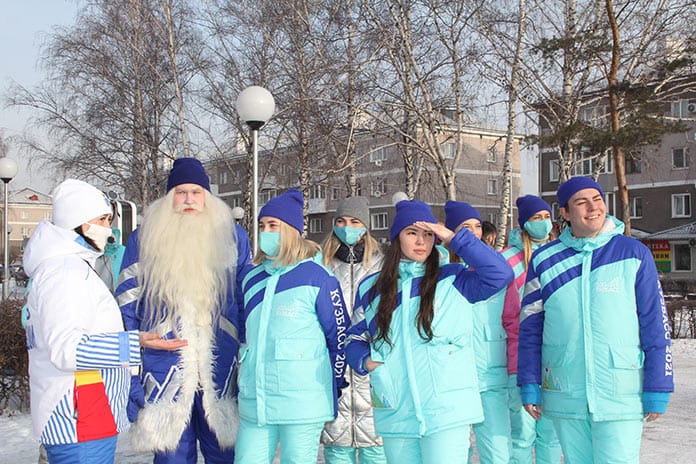 Белово посетил главный кузбасский Дед Мороз, 1 декабря 2020 г