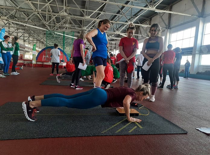 Беловская команда на областном фестивале ГТО среди трудовых коллективов, 27 марта 2021 г