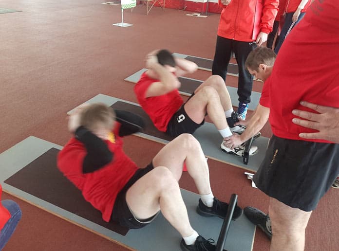 Беловская команда на областном фестивале ГТО среди трудовых коллективов, 27 марта 2021 г