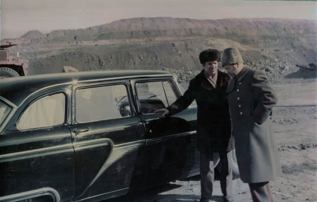 Космонавт Алексей Леонов в Белово, 1982 год