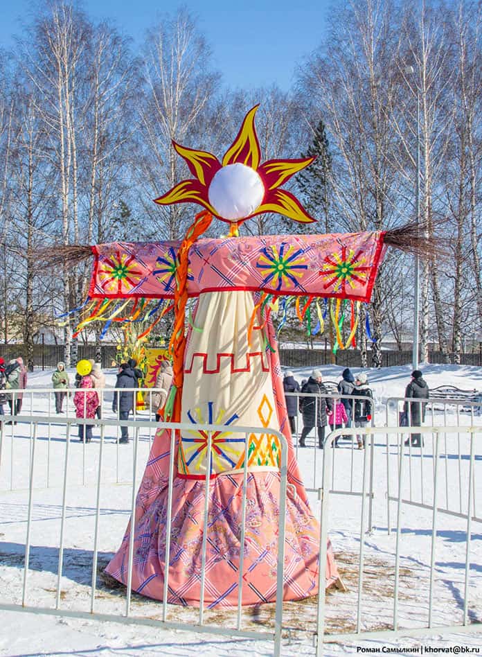 Масленица в Белово, Центральный парк, 14 марта 2021 г