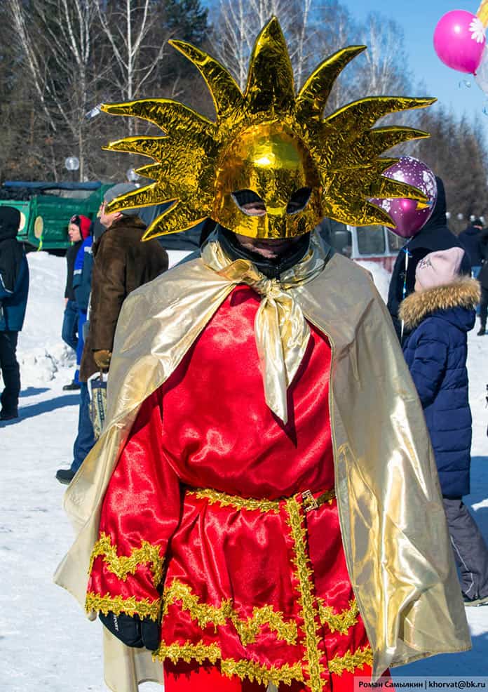 Масленица в Белово, Центральный парк, 14 марта 2021 г