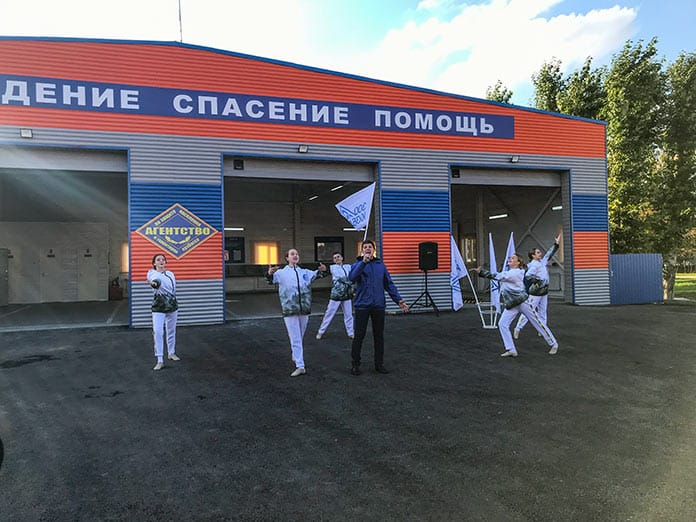 Открытие нового здания пожарной части №11 в поселке Бачатский, 2 октября 2020 г, Сергей Цивилев