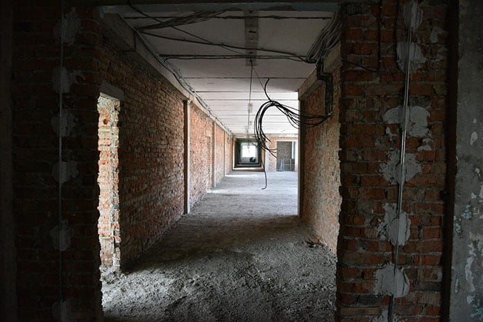 Капитальный ремонт школы №32 в Белово, май 2020