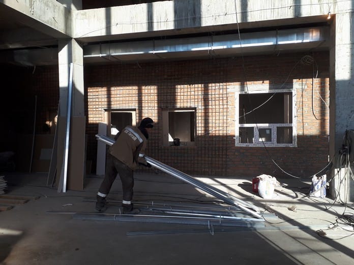 Строительство автовокзала в Белово