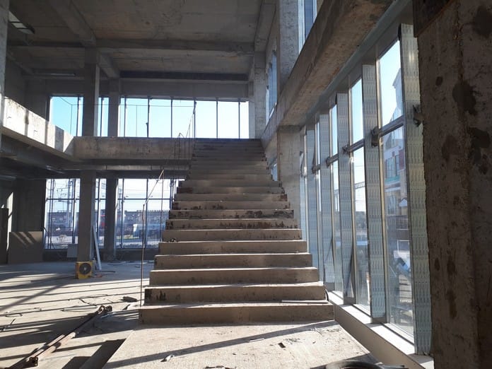 Строительство автовокзала в Белово