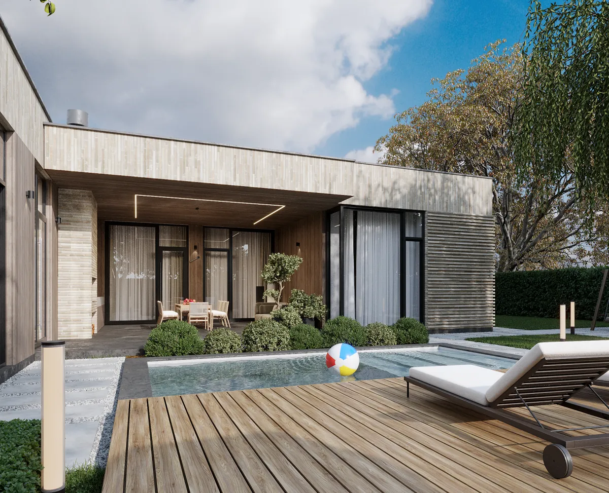 Одноэтажный дом на 450 м² для семьи с детьми, вид 5