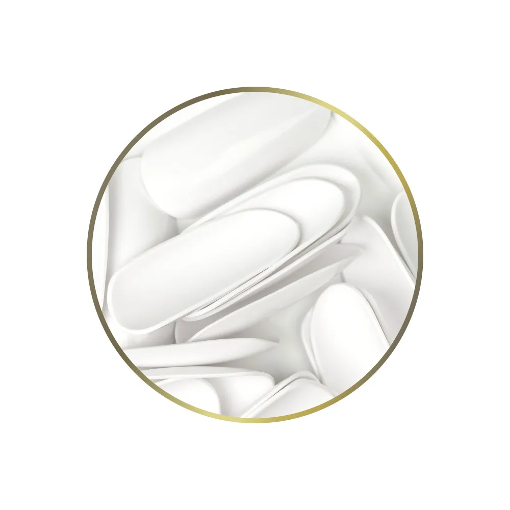 Типсы для демонстрационного дизайна ногтей Nail Club белые, 48 шт.