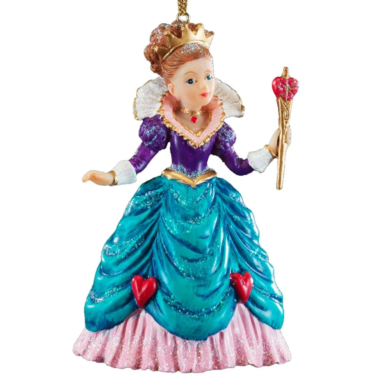 Елочная игрушка Червонная королева из Алисы для новогоднего декора