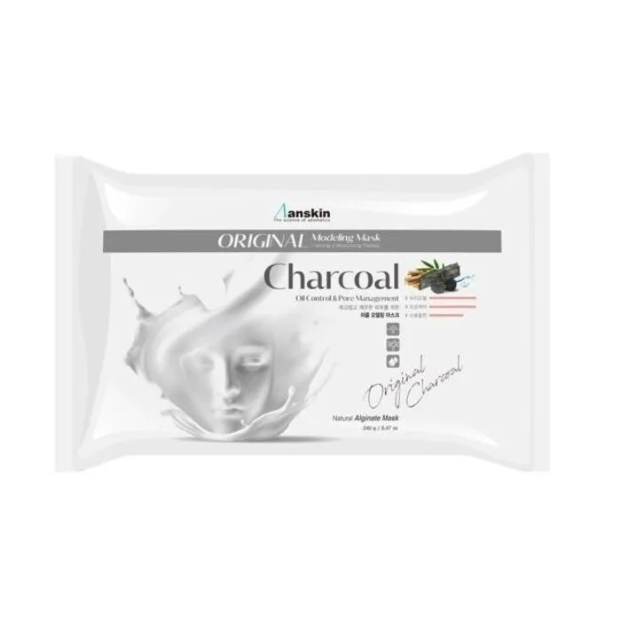 Anskin Альгинатная маска с древесным углем для жирной кожи 240 г
