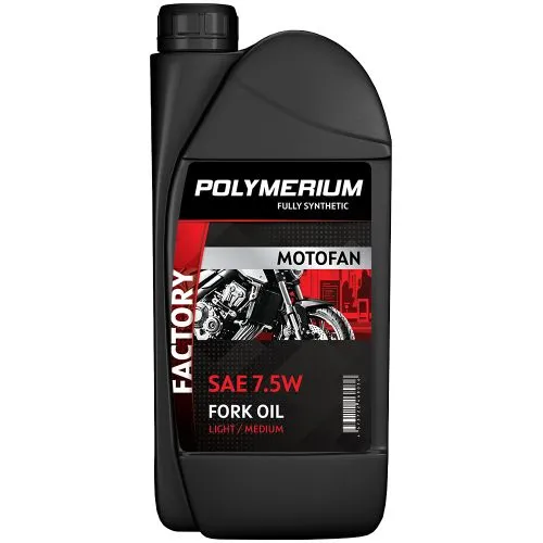 Гидравлическое масло Polymerium MOTOFAN для вилок 7.5W, 1л