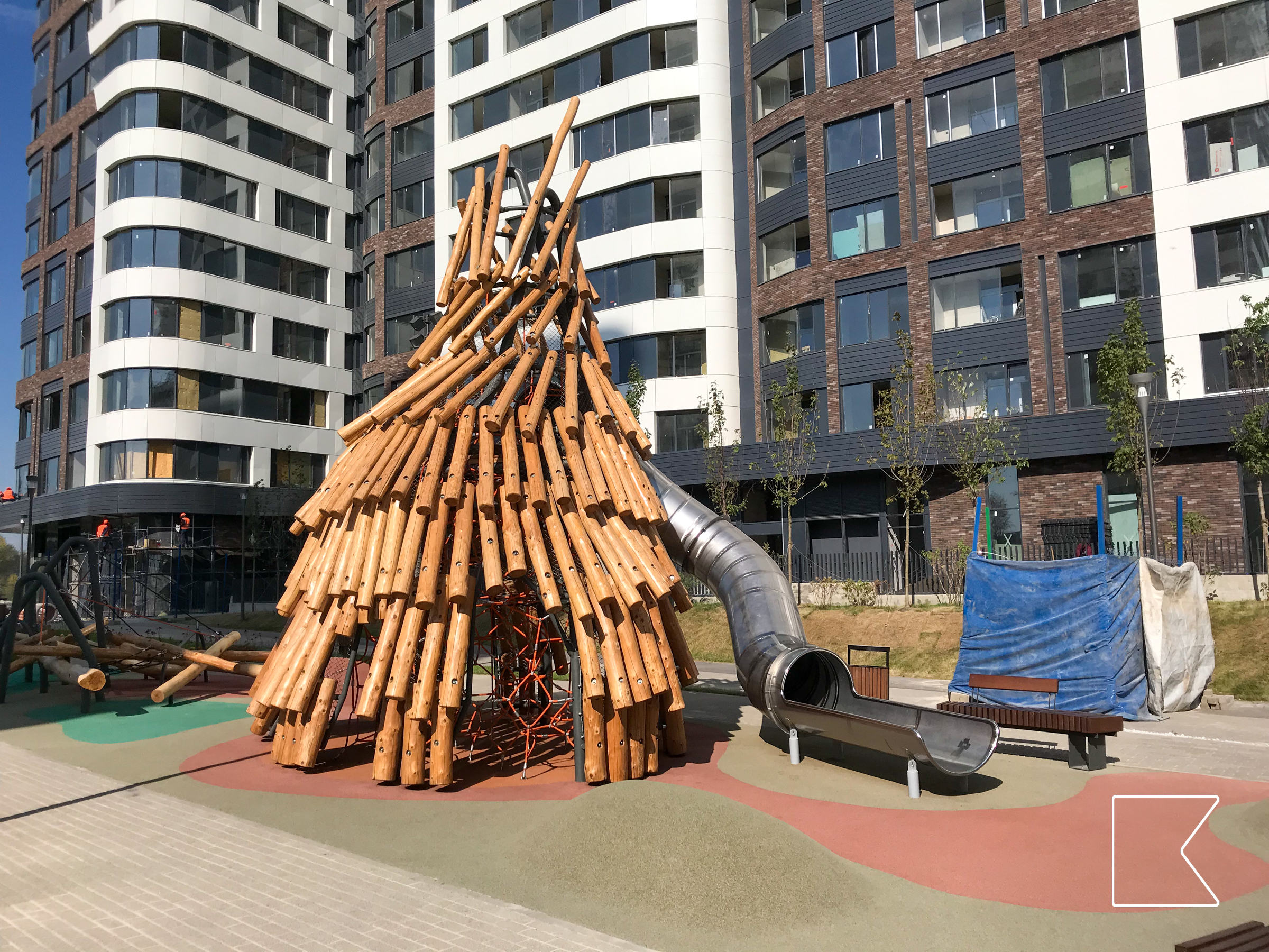 Площадка Дуб — в парке Зеленая река, ЖК Символ, Москва 🇷🇺, фото 1