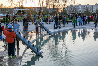 Игровое пространство Детский бульвар — в городском парке Краснодар 🇷🇺