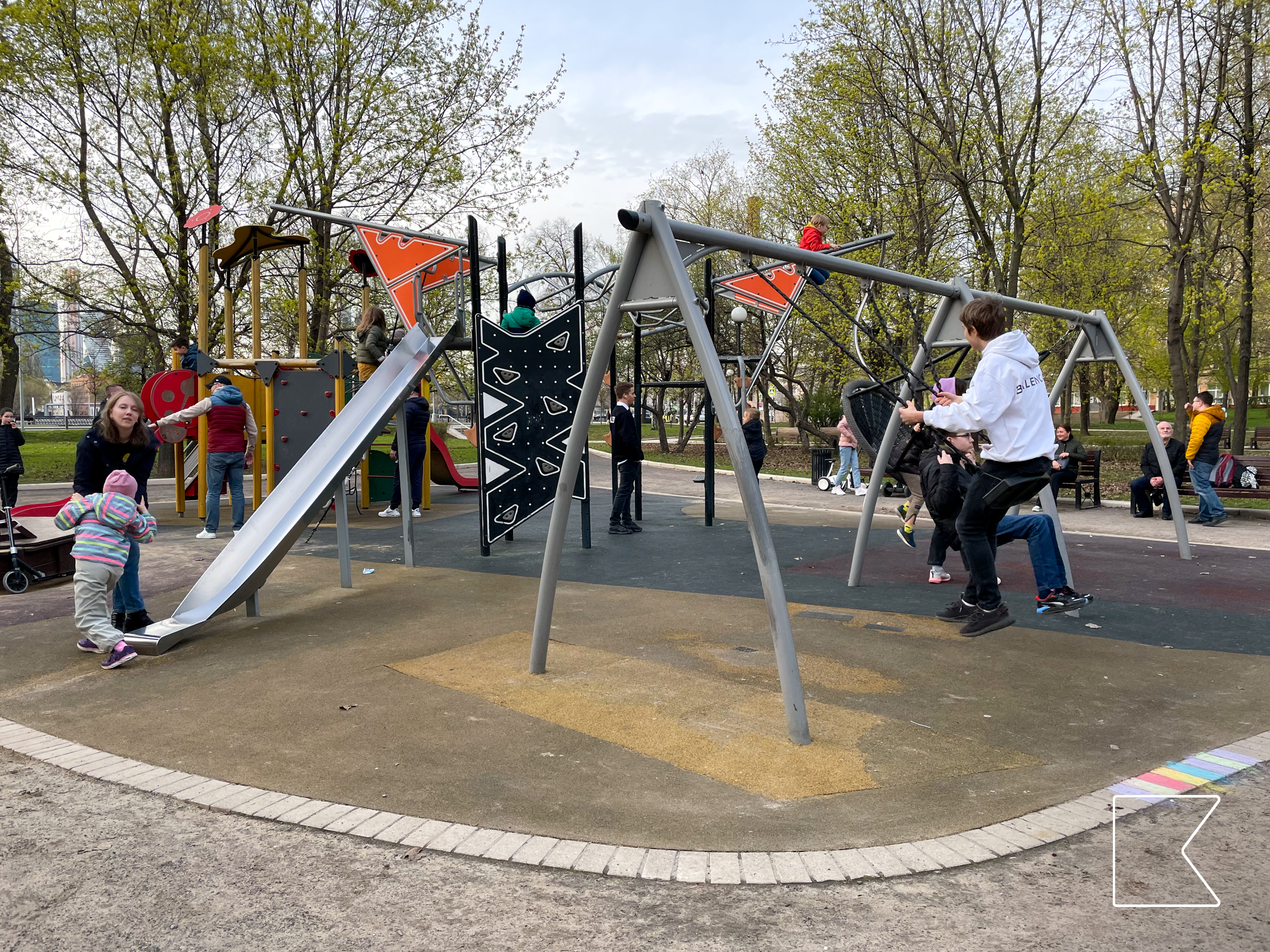 Игровая площадка — в парке у Новодевичьих прудов, Москва 🇷🇺, фото 1