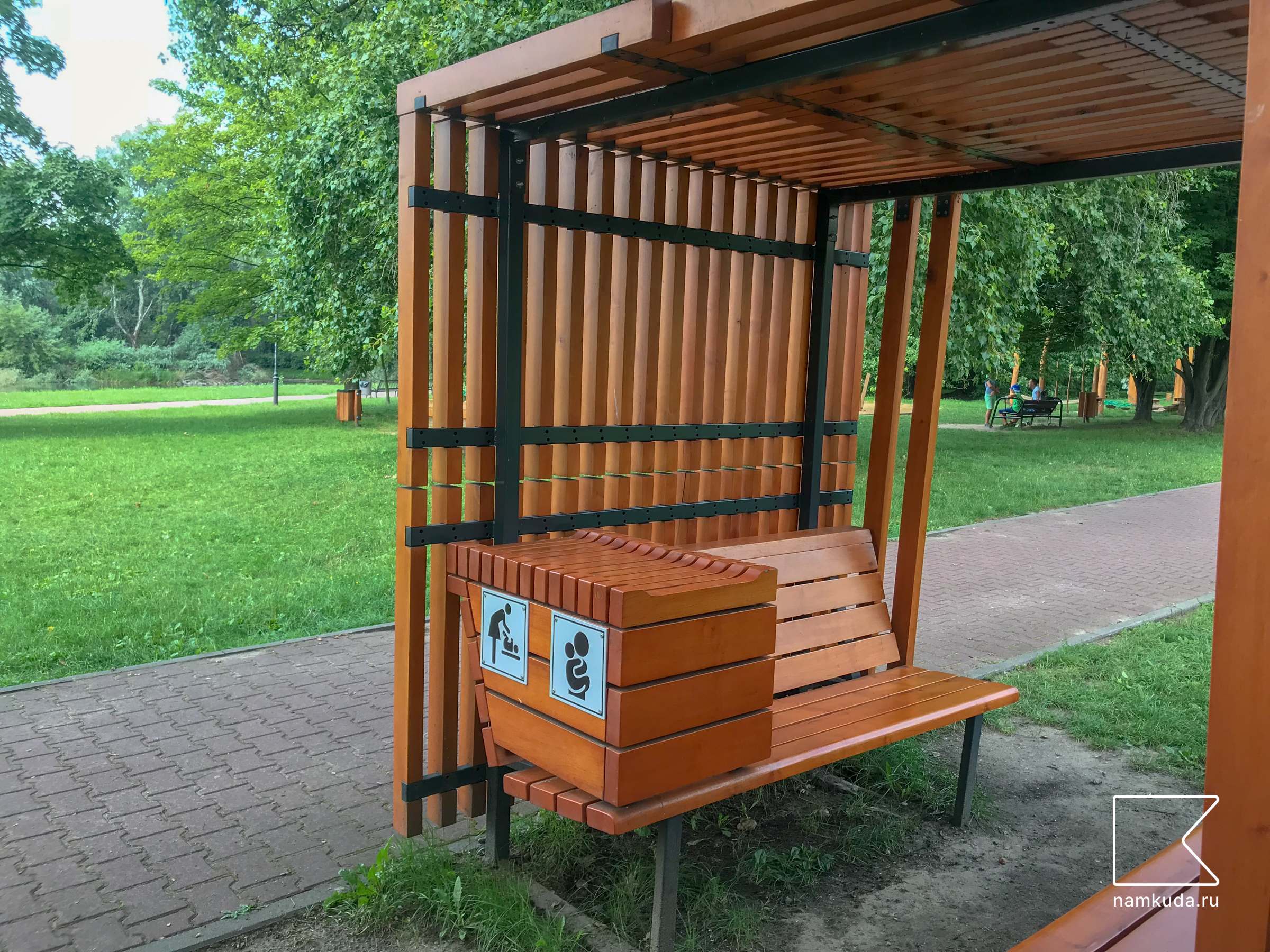 Площадка для дошкольников — в парке Кемпы Потоцкой, Варшава, Польша 🇵🇱, фото 2