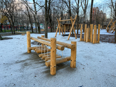 Деревянная площадка для дошкольников, миниатюра фото 2