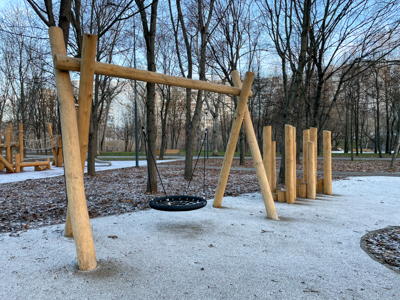 Деревянная площадка для дошкольников, миниатюра фото 5