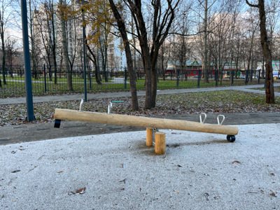 Деревянная площадка для дошкольников, миниатюра фото 6