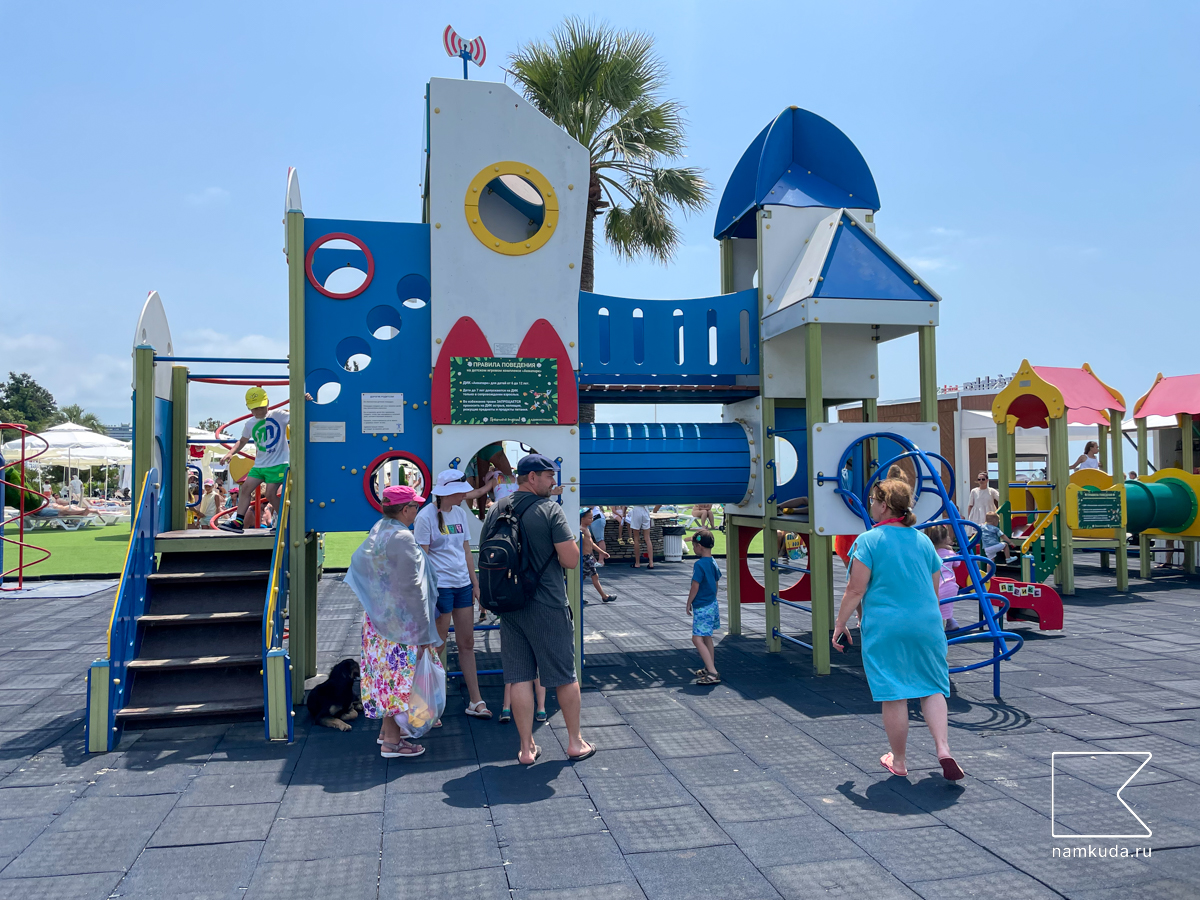 🏖 Площадка у пляжа Маяк — на Приморской ул., Сочи 🇷🇺, фото 1