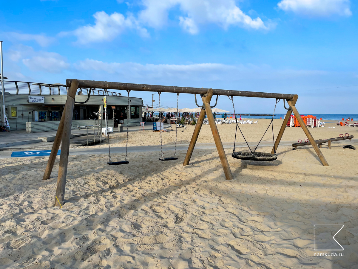 🏖 Площадка на пляже Джерусалем — Тель-Авив-Яффа, Израиль 🇮🇱, фото 2