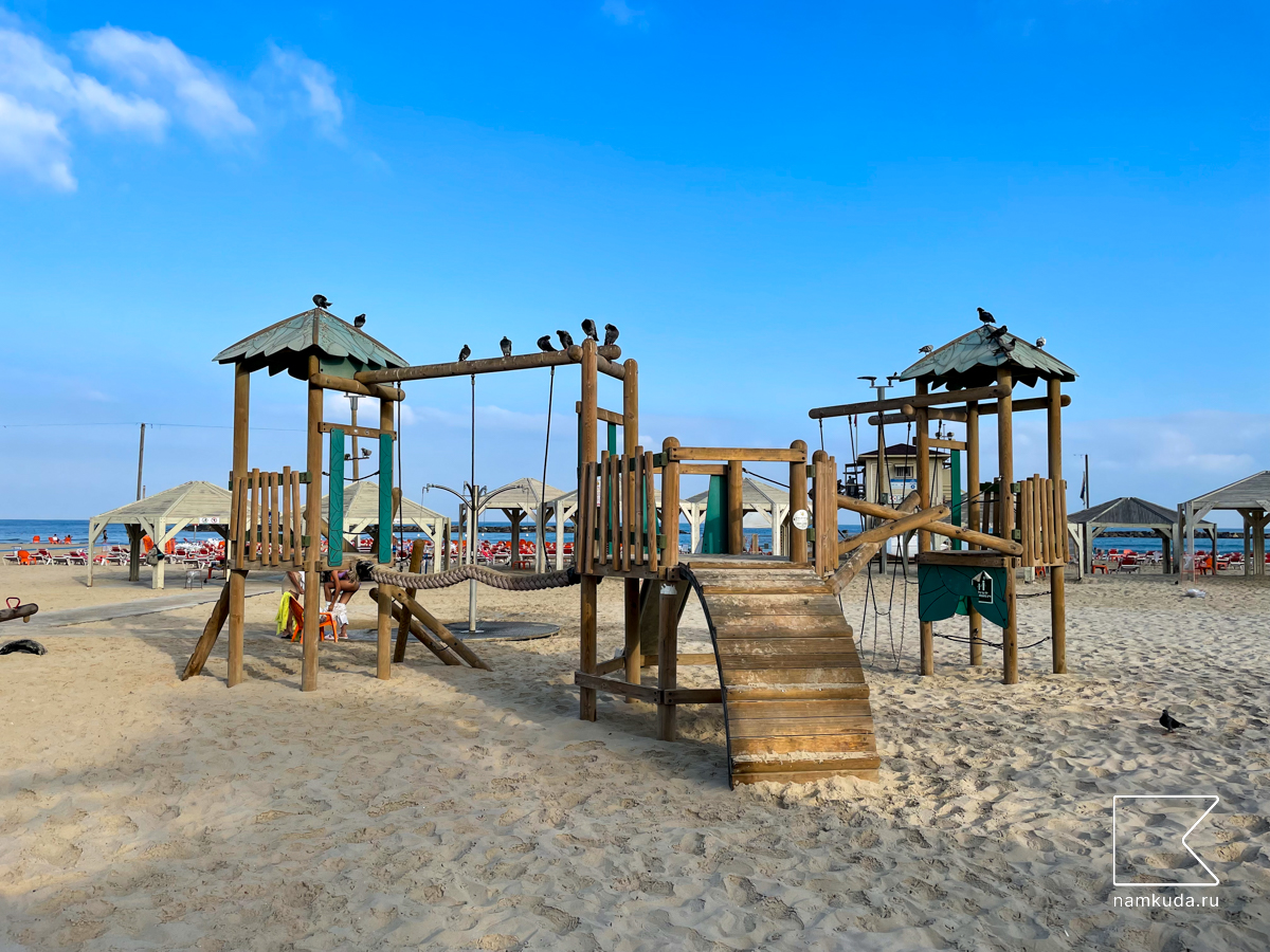 🏖 Площадка на пляже Джерусалем — Тель-Авив-Яффа, Израиль 🇮🇱, фото 1