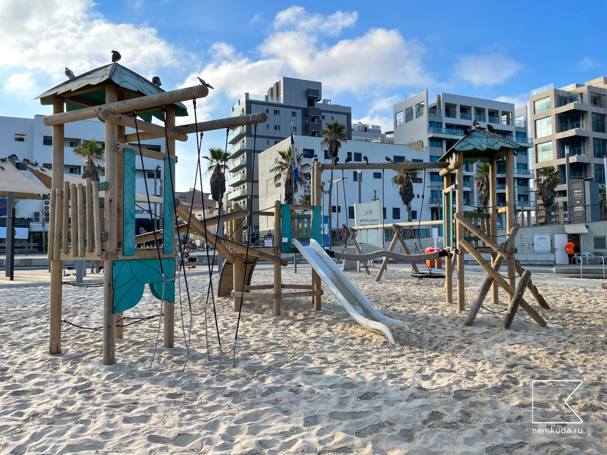 🏖 Площадка на пляже Джерусалем — Тель-Авив-Яффа, Израиль 🇮🇱, фото 3