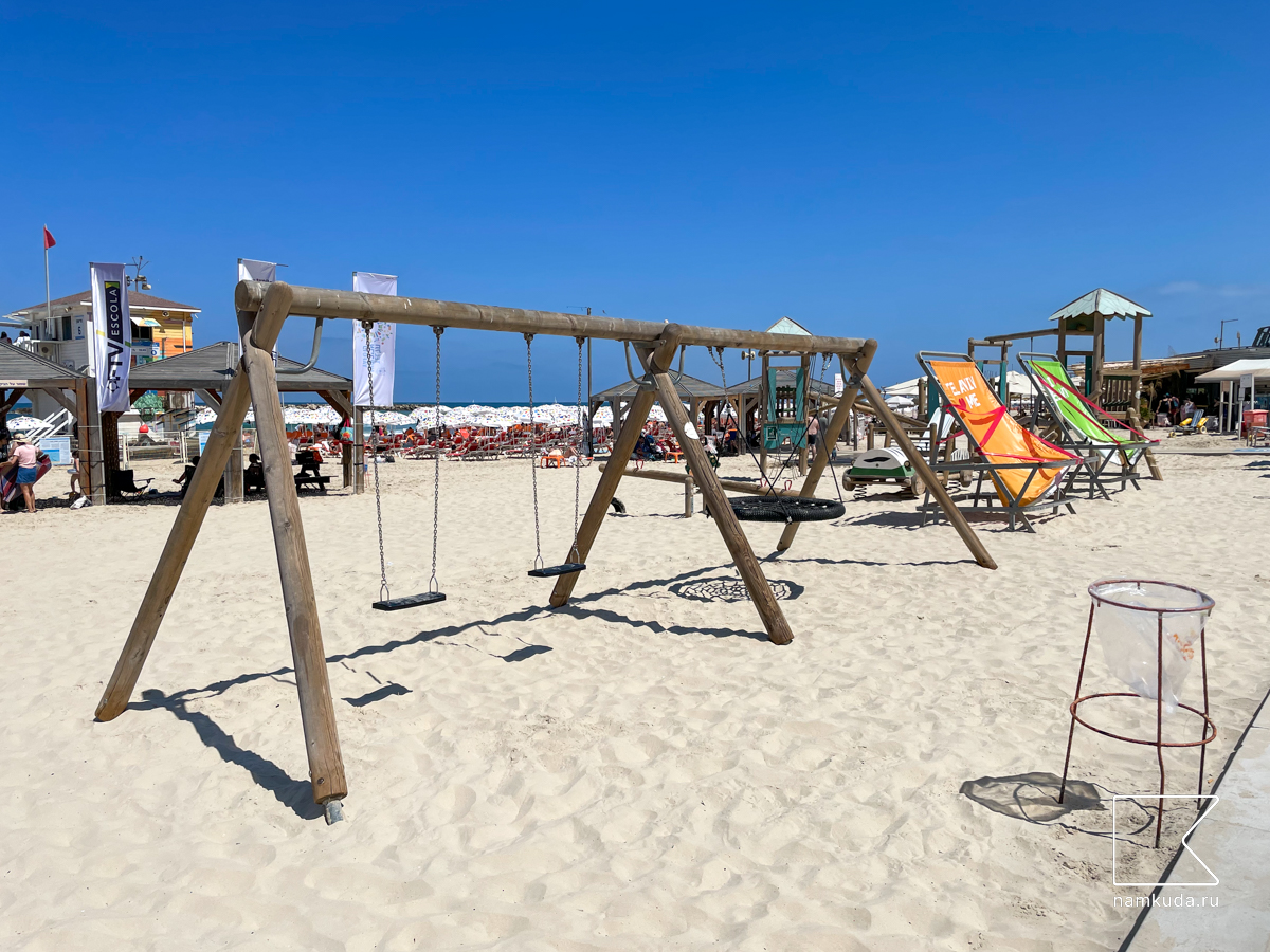 🏖 Площадка на пляже Фришман — Тель-Авив-Яффа, Израиль 🇮🇱, фото 2